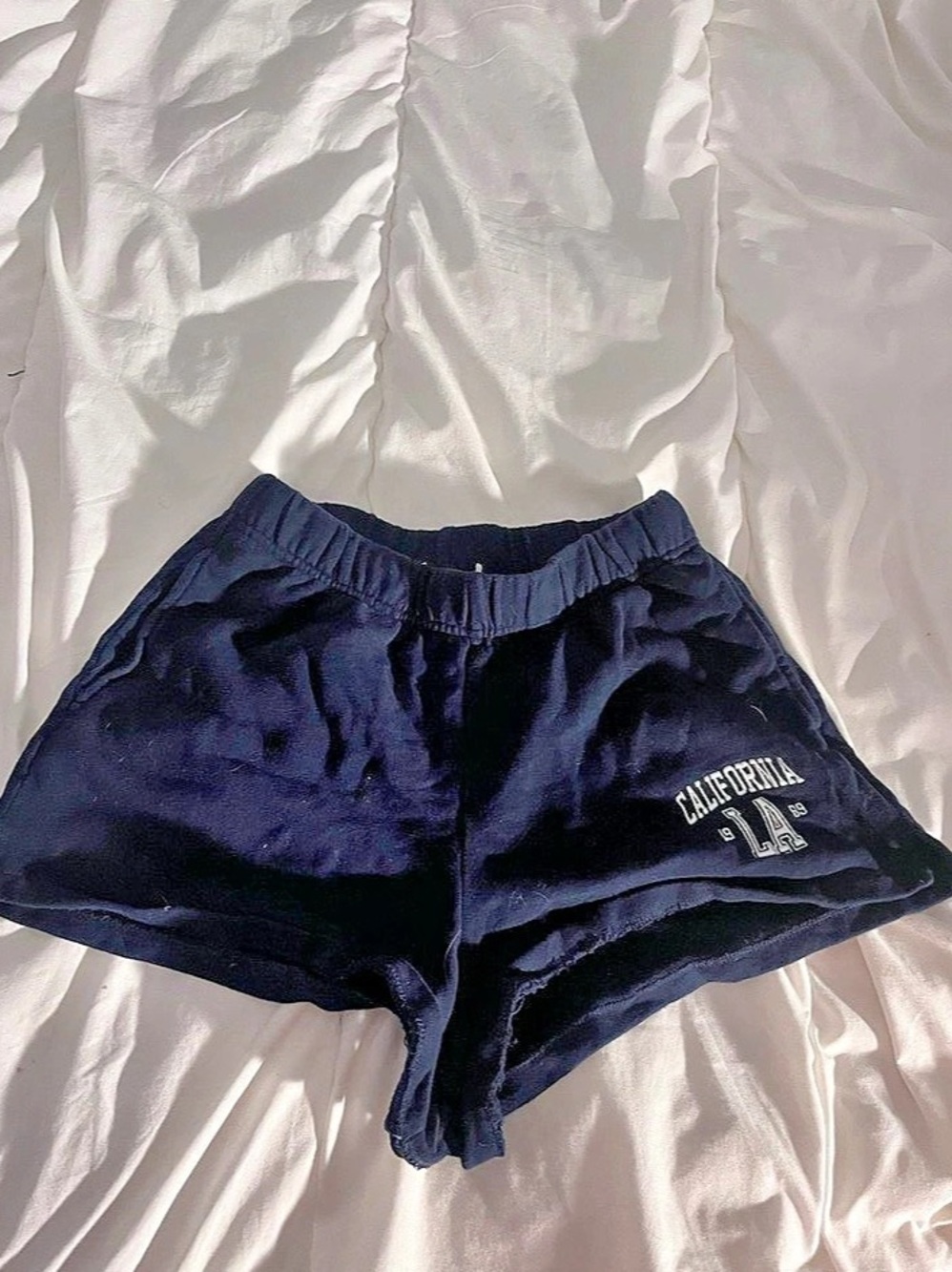 Garage Sweatshorts California LA embroidered logo. Size XS-S. Like New